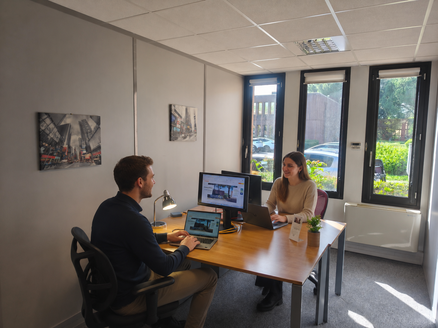 Le bureau fermé